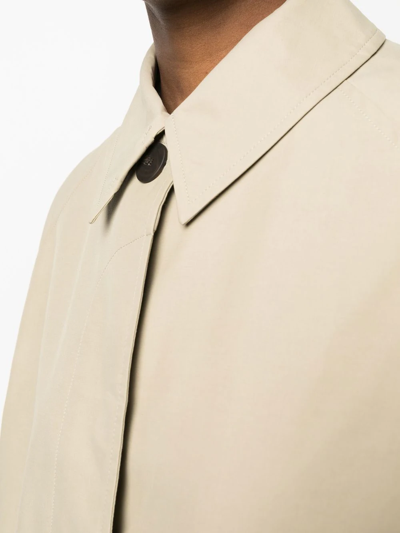 Studio Nicholson Everyday Mac Outerwear Clothing In Neutral
