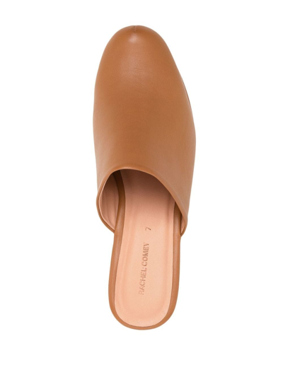 Shop Rachel Comey Platform Leather Sandals In Braun