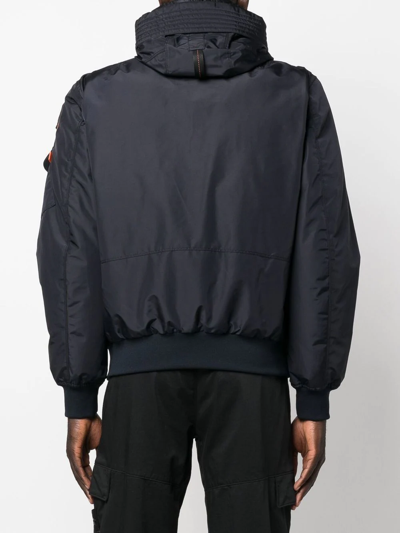 Parajumpers Clasp-fastening Lightweight Bomber Jacket In Blau