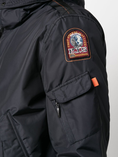 Parajumpers Clasp-fastening Lightweight Bomber Jacket In Blau