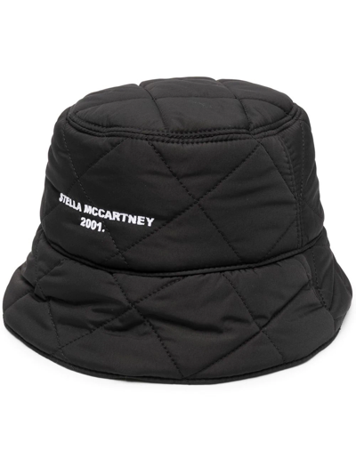 Stella Mccartney Woman Hat Black Size 7 Polyamide In Green