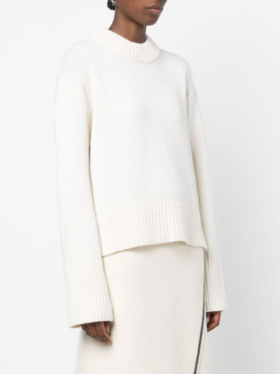Lisa Yang 'sony' Turtleneck Sweater In Nude