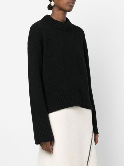 Lisa Yang Heidi Cashmere Turtleneck Sweater In Schwarz