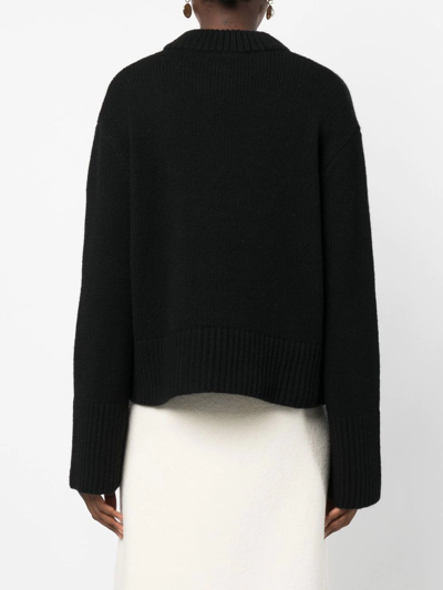 Lisa Yang Heidi Cashmere Turtleneck Sweater In Schwarz