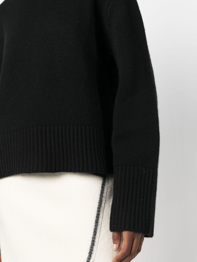 Lisa Yang Heidi Cashmere Turtleneck Sweater In Schwarz