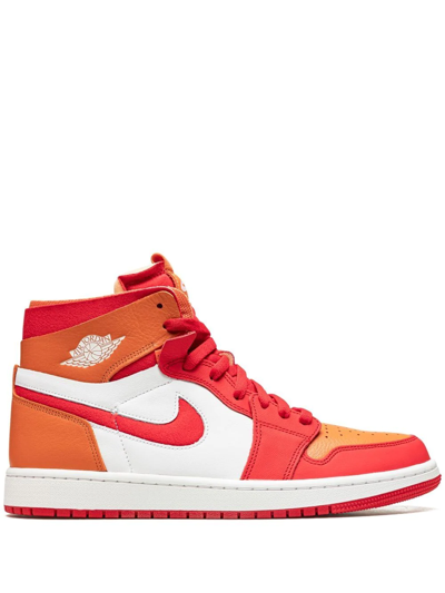 Shop Jordan Air  1 Zoom Cmft "red Hot Curry" Sneakers In Orange