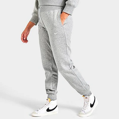 Nike Women's Sportswear Phoenix Fleece High-waisted Oversized Sweatpants In Dark  Grey Heather/sail | ModeSens