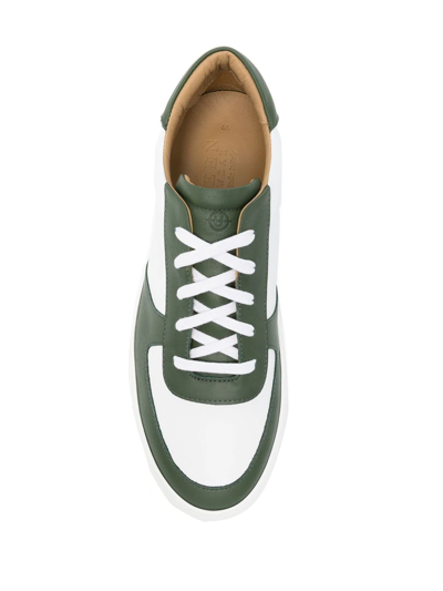 Shop Unseen Footwear Marais Low-top Sneakers In Weiss