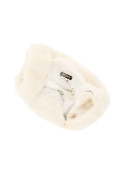 Shop Simonetta Ravizza Furrissima Bag In White