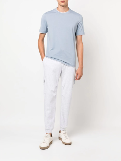 Brunello Cucinelli Drawstring Track Pants In Grau