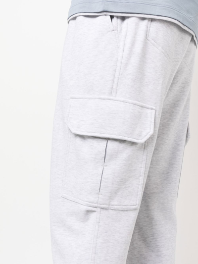 Brunello Cucinelli Drawstring Track Pants In Grau