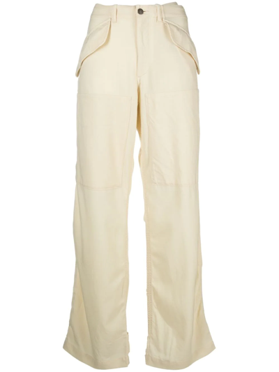 Shop Etro Mid-rise Cargo Pants In Nude