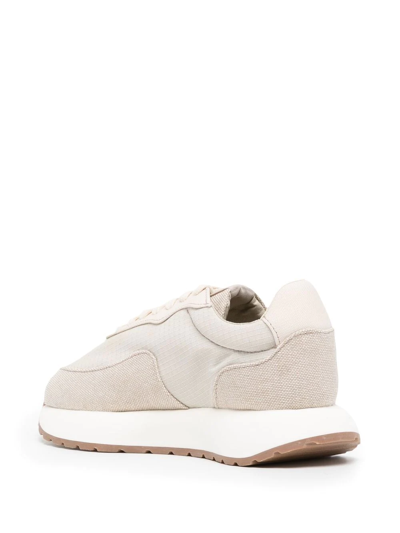 Shop Good News Tonal Panelled Low-top Sneakers In Neutrals