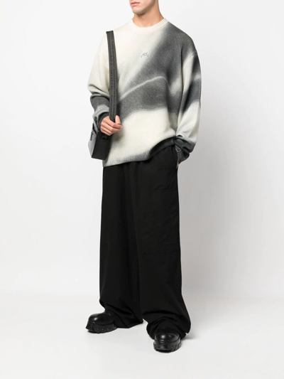 ★Off-White★ High Waist Wide Leg Pants Black OWCA174S23FAB0 MUSINSA | Off White High Waist Wide Leg Pants - Black