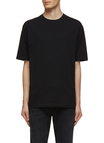 Shop The Row ‘errigal' Short Sleeve Organic Cotton T-shirt In Black