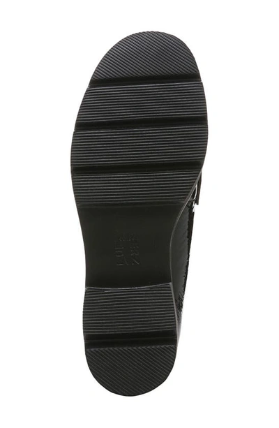 Shop Naturalizer Darcy Fringe Leather Loafer In Black Patent Leather
