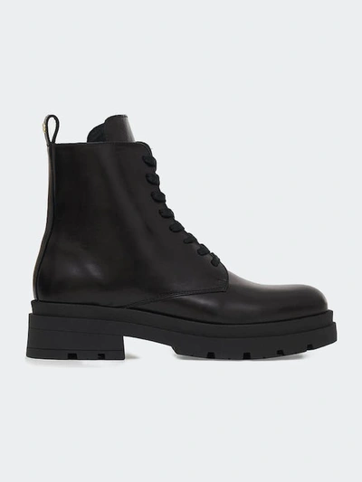 Shop Anine Bing Luc Combat Boots In Black