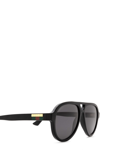 Shop Gucci Gg0767s Black Sunglasses