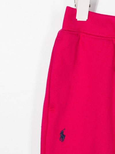 Shop Ralph Lauren Polo Pony Motif Sweatpants In Pink