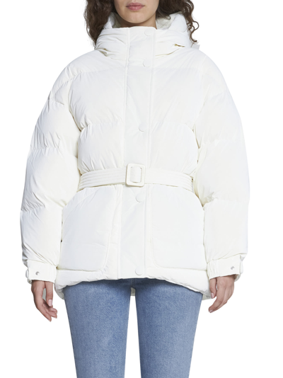 Shop Ienki Ienki Down Jacket In Powder Pearl