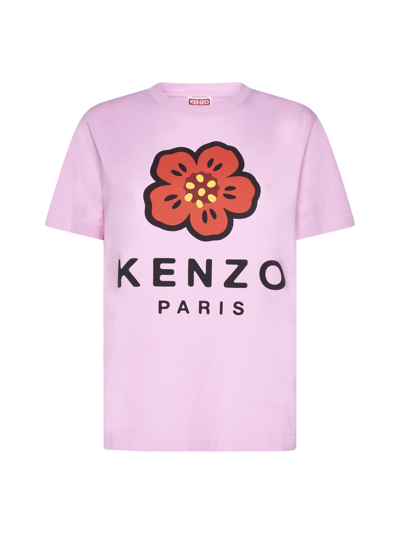 Shop Kenzo T-shirt In Rose