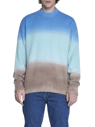 Shop Laneus Sweater In Multicolore