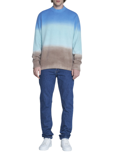 Shop Laneus Sweater In Multicolore