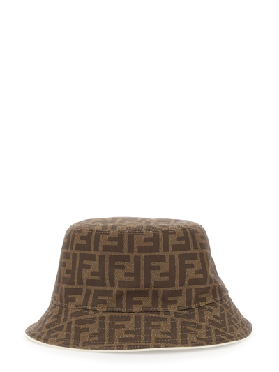 Shop Fendi Ff Motif Bucket Hat In Multicolor