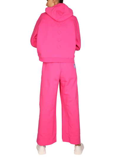 Shop Mcq By Alexander Mcqueen Hoodie In Fucsia