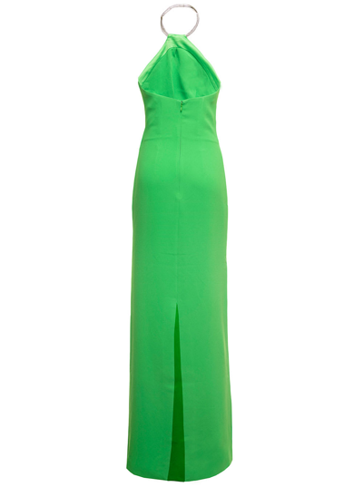 Shop Solace London Riva Maxi Dress In Green