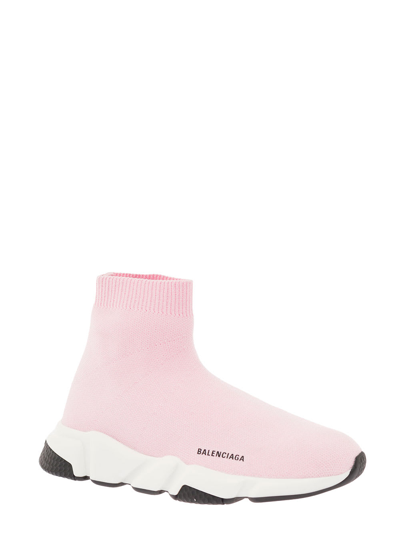 Shop Balenciaga Sneaker Speed In Maglia Rosa  Bambina In Pink