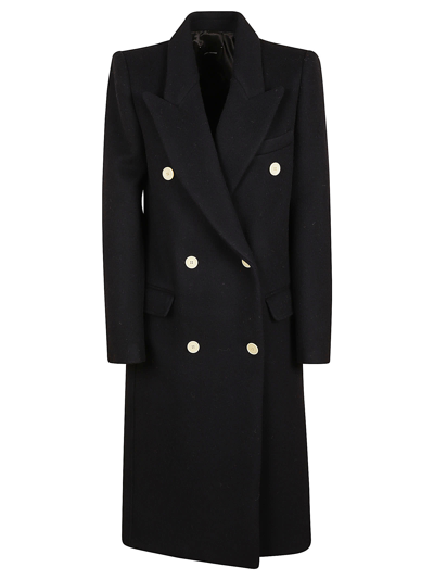 Shop Isabel Marant Enarryli Coat In Black Midnight