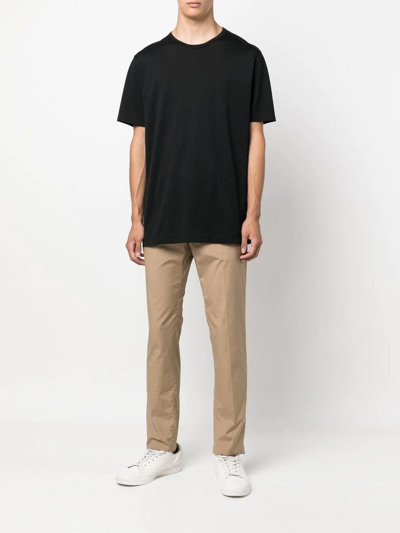 Pt Torino Slim-cut Tailored Trousers In Neutrals