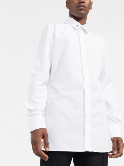 Givenchy Hardware-detail Button-up Shirt In White
