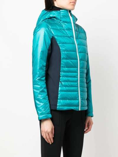 Shop Rossignol Zipped Padded Jacket In Blue