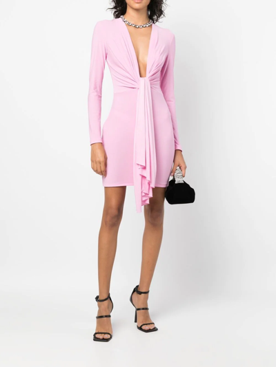 Shop Solace London Renzo Midi Dress In Pink