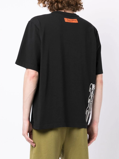 Shop Heron Preston Colour-block T-shirt In Black