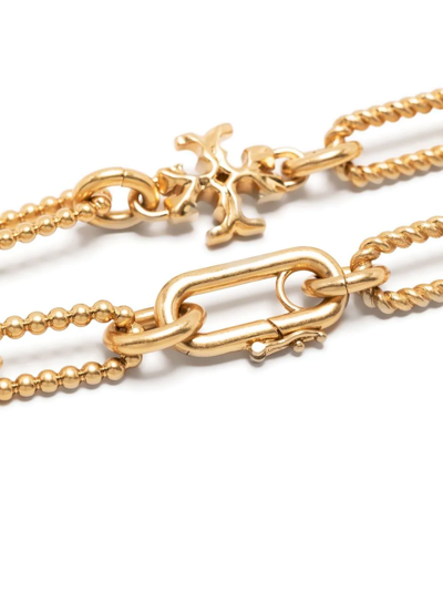 Shop Tory Burch Roxanne Chain Necklace In Gold