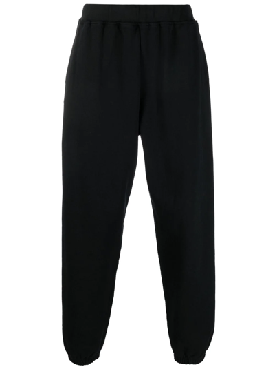 Shop Aries Logo-print Track Pants In Black