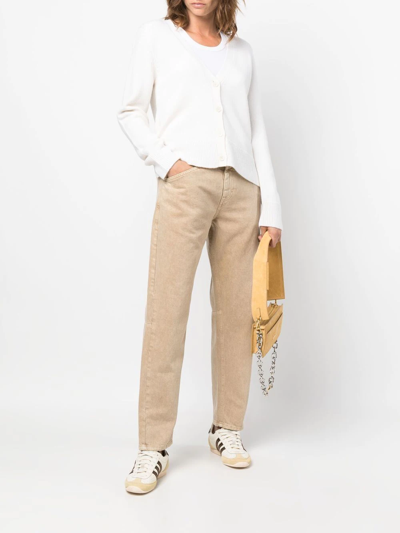 P.a.r.o.s.h Parosh Long-sleeve Wool Cardigan In Neutrals