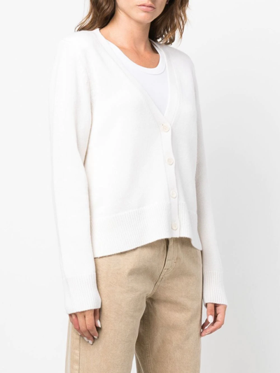P.a.r.o.s.h Parosh Long-sleeve Wool Cardigan In Neutrals