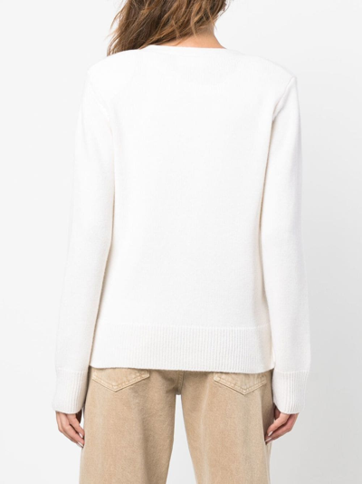 P.a.r.o.s.h Parosh Long-sleeve Wool Cardigan In Neutrals