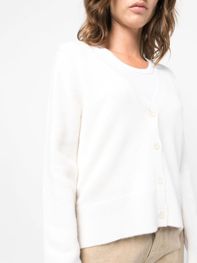 P.a.r.o.s.h Parosh Long-sleeve Wool Cardigan In Neutrals
