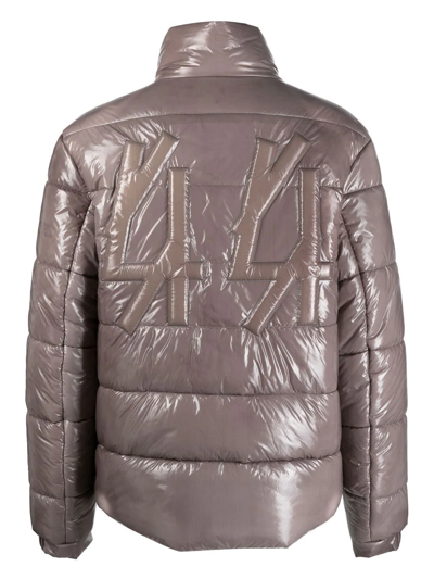 Shop 44 Label Group Blow Out Puffer Jacket In Grey