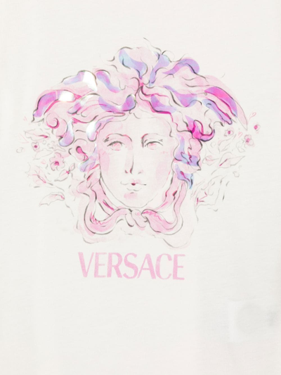 Shop Versace Medusa Graphic-print T-shirt In White