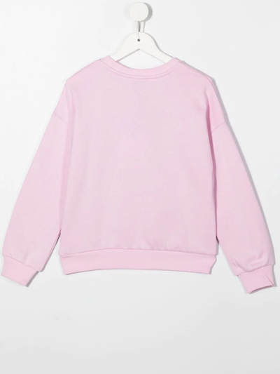 Shop Kenzo Graphic-print Sweatshirt In Pink