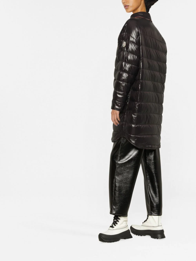 Moncler Reversible Down-filled Shirt Jacket In Black