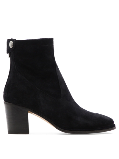 Shop Alberto Fasciani Women's  Black Other Materials Ankle Boots