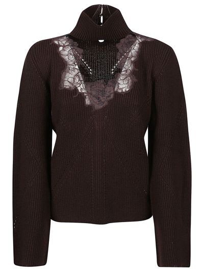 Shop Blumarine Women's  Brown Other Materials Sweater