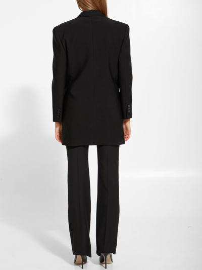 Shop Saint Laurent Tuxedo Jacket In Wool In Black